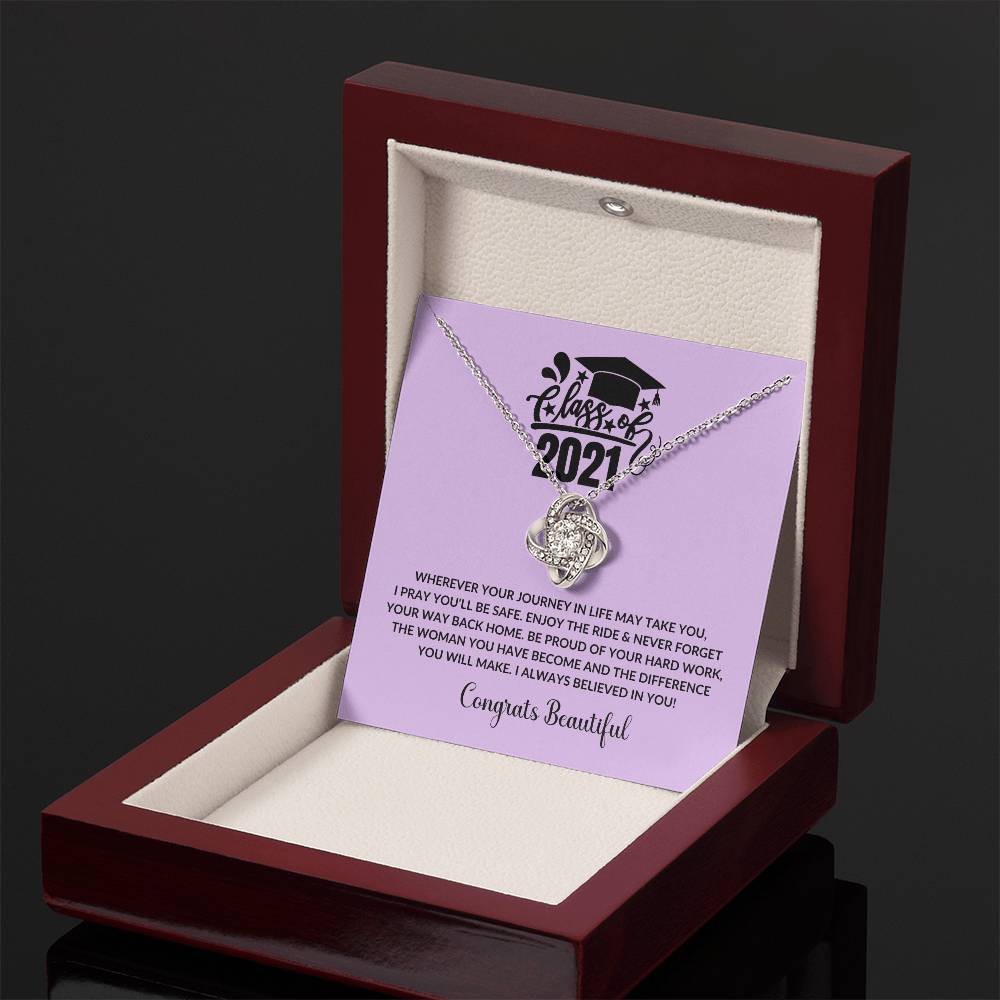 (Almost Gone) Class of 2021 - Graduation Necklace - Congrats Graduate Necklace Gift