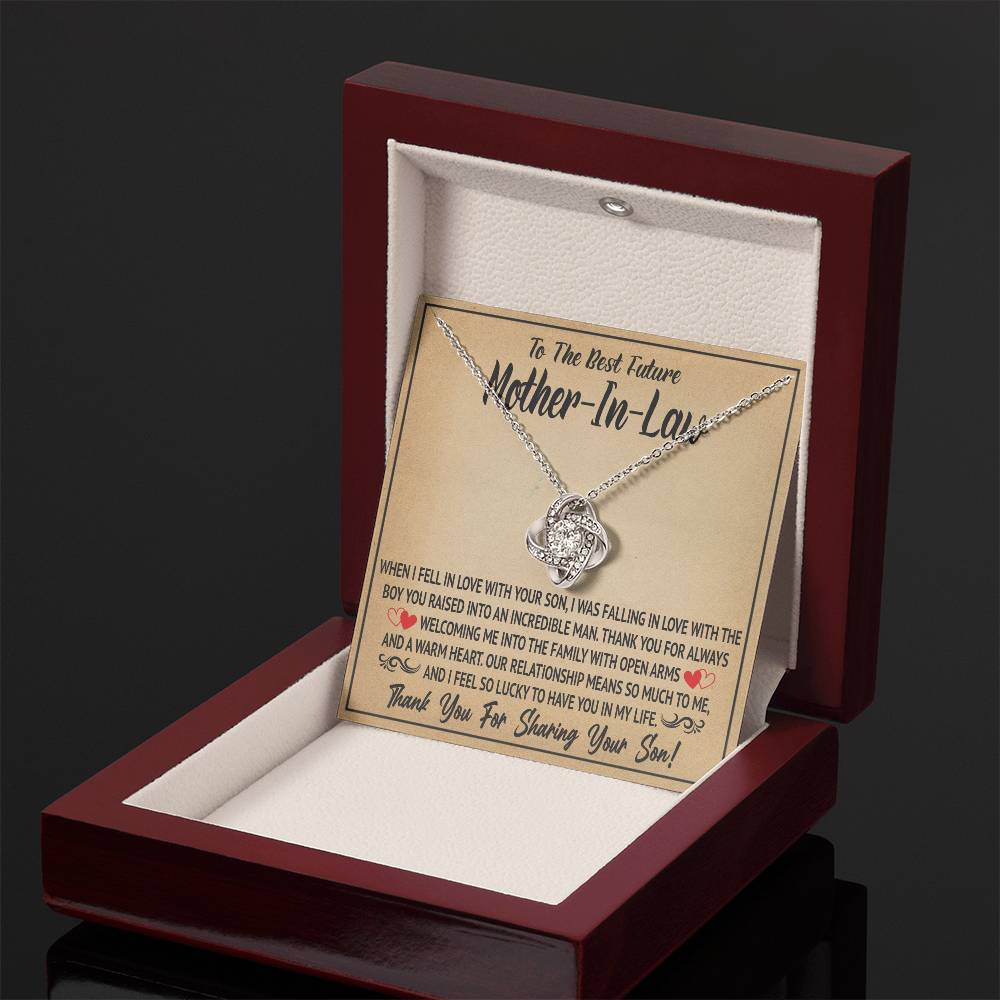 (Almost Gone) Best Future Mother in Law - Necklace - Thank You for Raising the Man of My Dreams