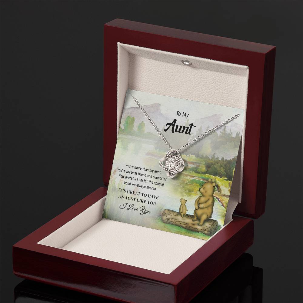 Necklace to My Aunt – It’s great to have an aunt like you - Mother’s Day