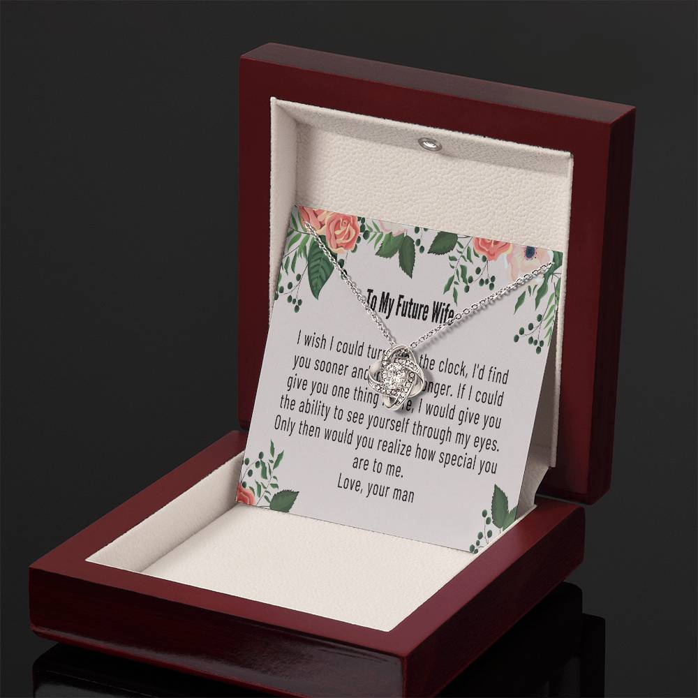 To My Future Wife Love You To The Moon Necklace, Future Wife Gift, Engagement Gift For Her, Future Wife Gift, Romantic Jewelry Gift