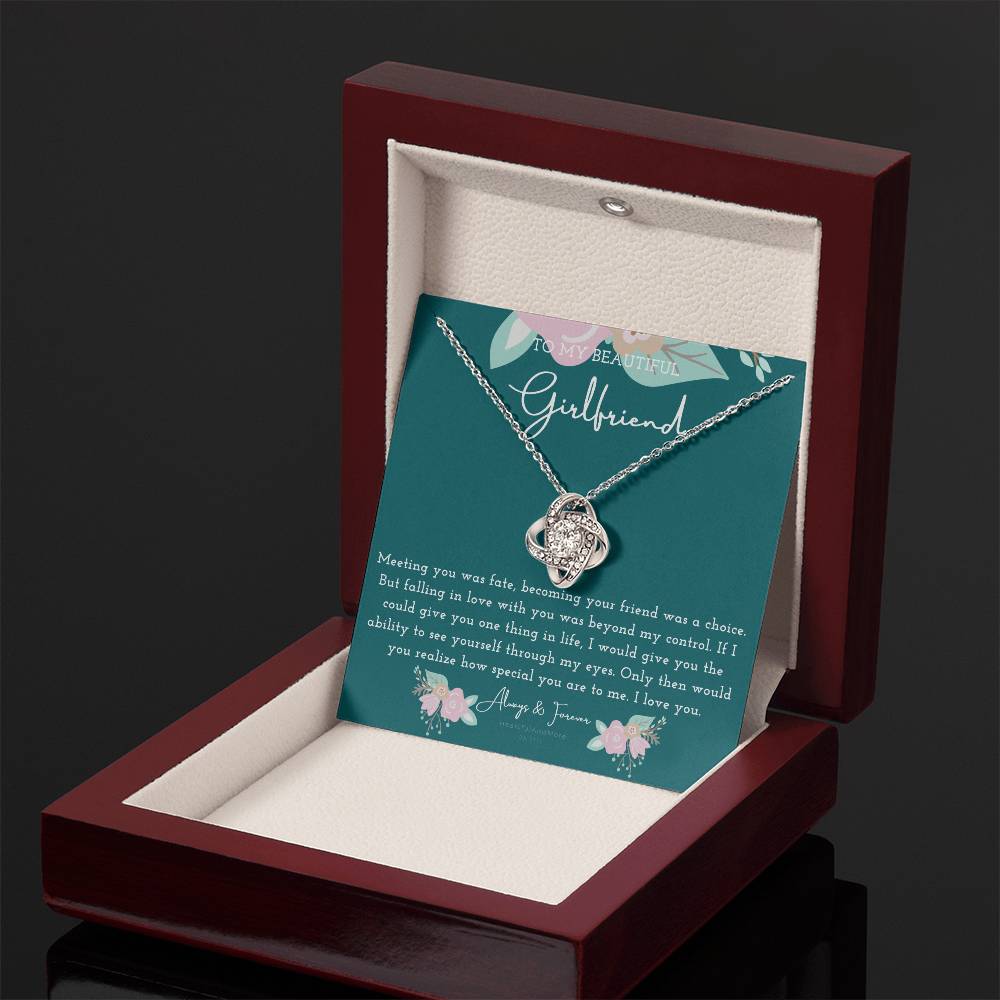 To My Girlfriend Necklace, Necklace for Girlfriend, Birthday Gift for Girlfriend, Valentine Gift for Girlfriend, Girlfriend Gifts