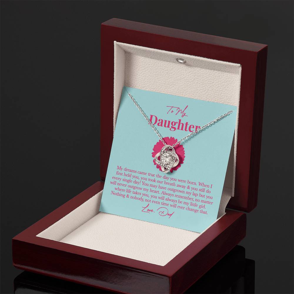 Dad Daughter Necklace - Always Remember, You’re My Little Girl on New Year’s Eve