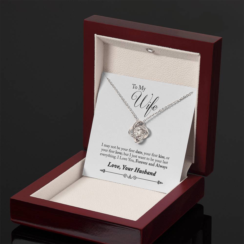 " Gift for Wife " Necklace -  First Love, First Kiss, First Date