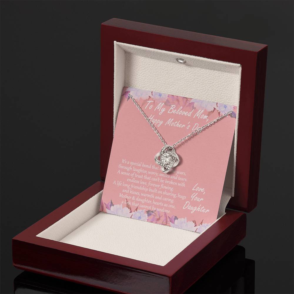 "Special Bond" - Mother's Day Necklace -  To My Loving Mom – Happy Mother’s Day