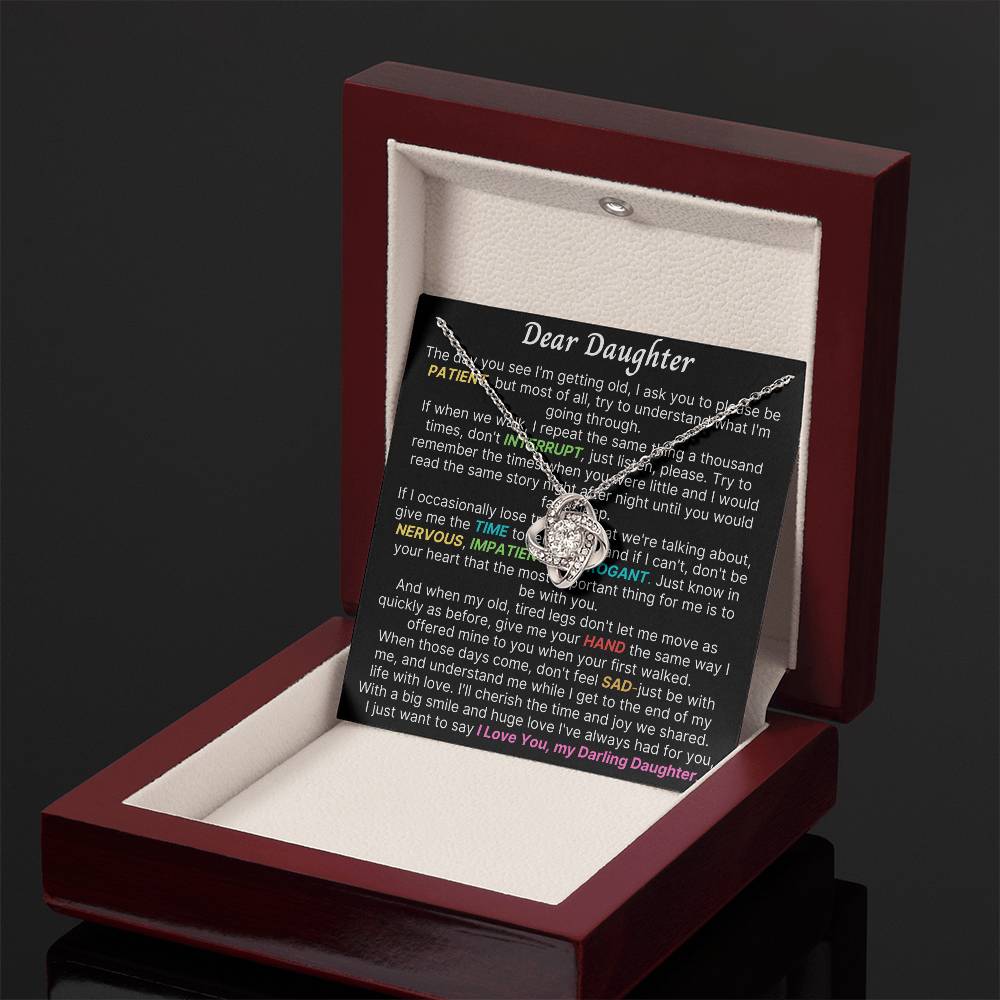 DEAR DARLING DAUGHTER LOVE NECKLACE