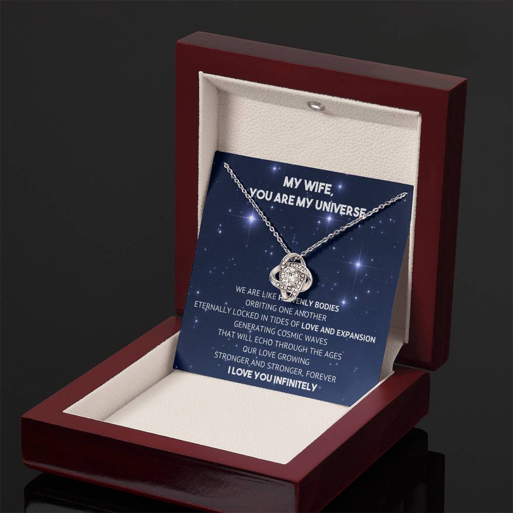 You Are My Universe - Necklace - To My Wife - My Eternal Love on Christmas