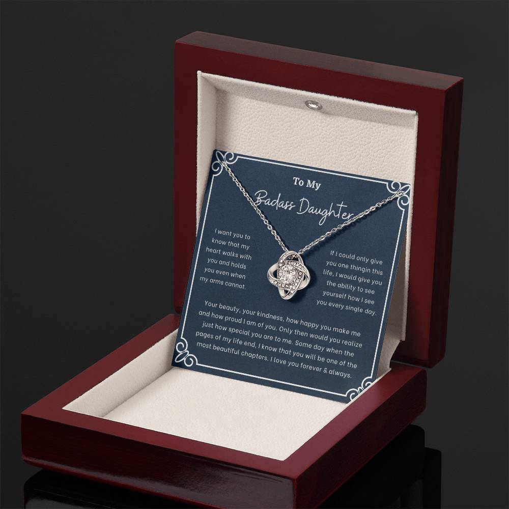To my Daughter - 1st Design - To My Badass Daughter – A Lifetime of Love and Pride from Mom/Dad