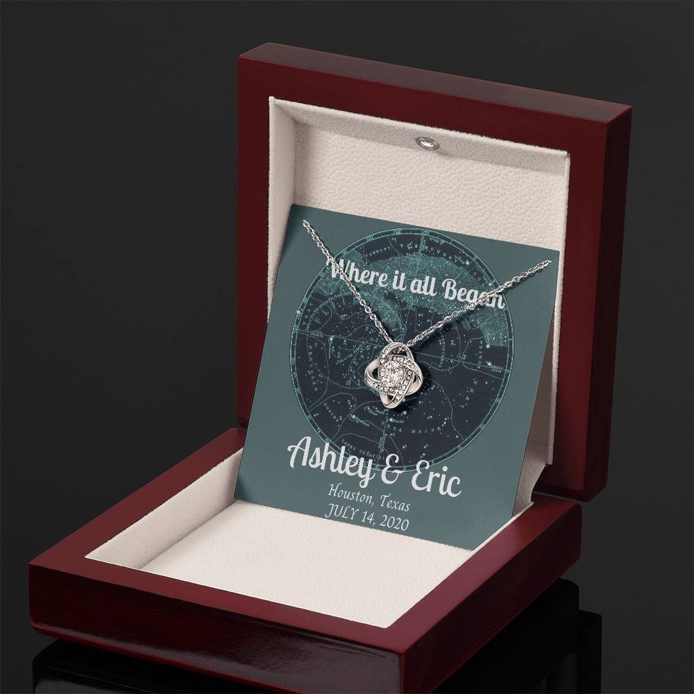 Stars Anniversary Gift – Our journey started here and will last forever - Wedding Day