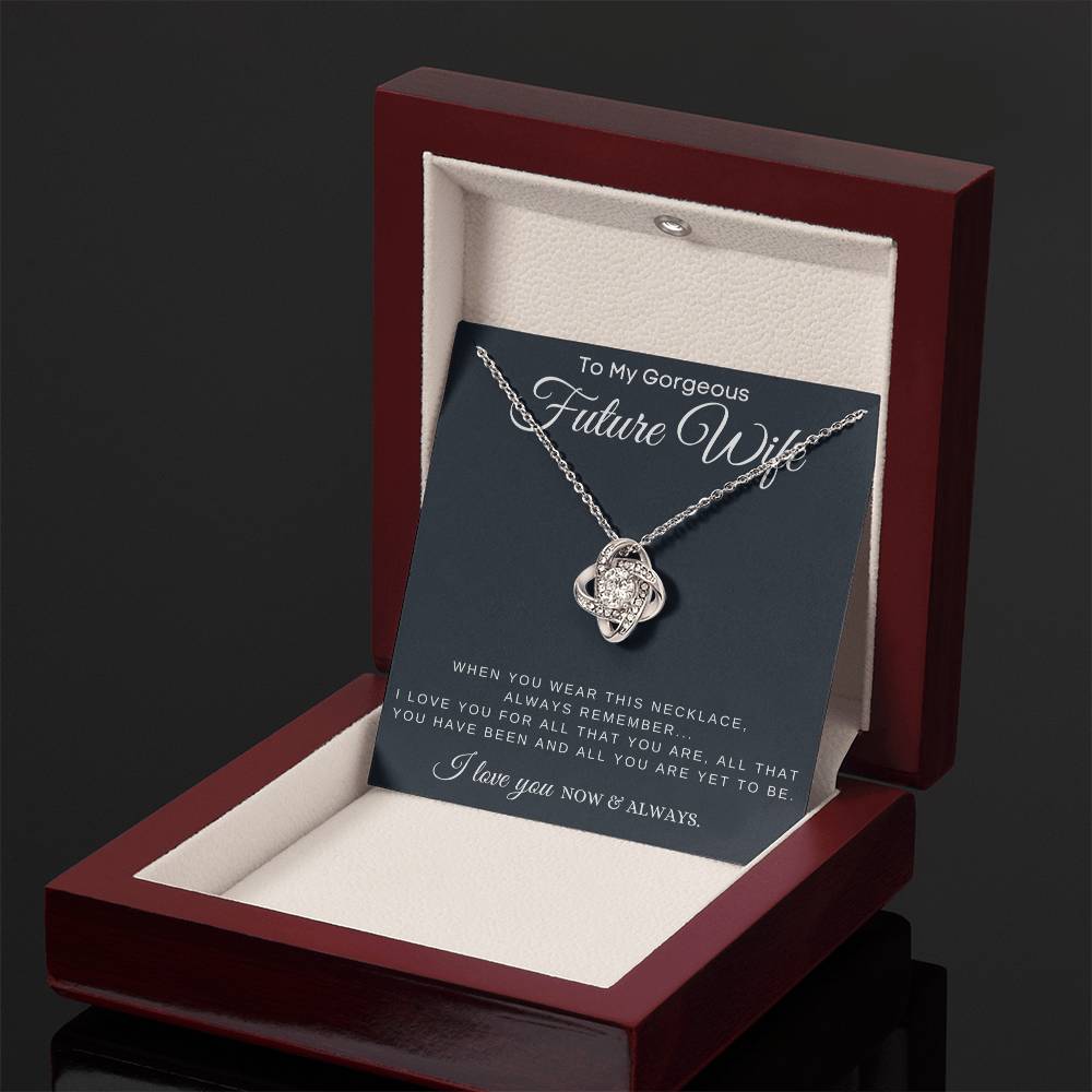 (Almost Gone!) for All That You Are - Future Wife Heart Necklace - Gift For Her