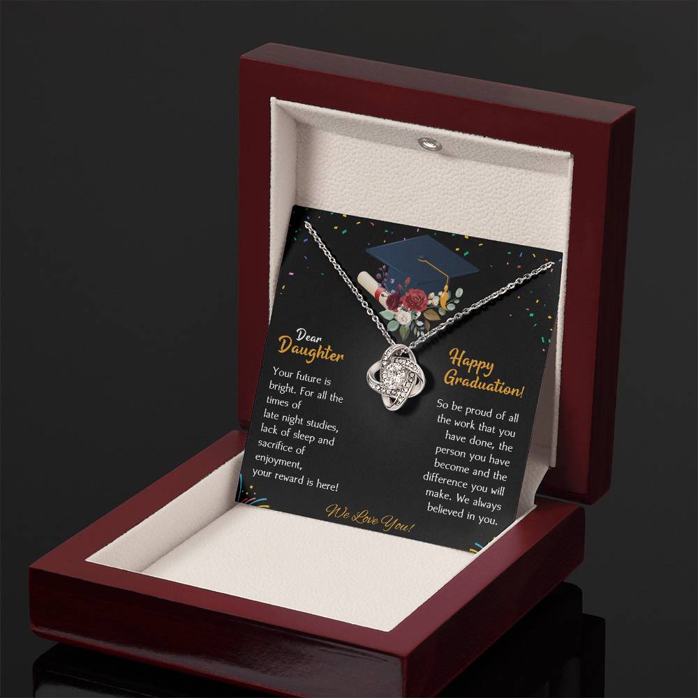 (Almost Gone) Class of 2021 - Dear Daughter So Proud of You - Limited Edition Graduation Necklace