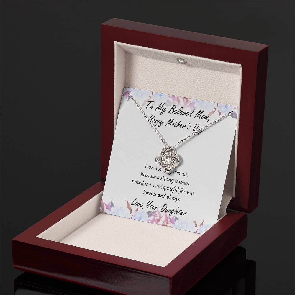 "Forever and Always" Mother's Day Necklace - To Beloved Mom - Happy Mother's Day, Women’s Day