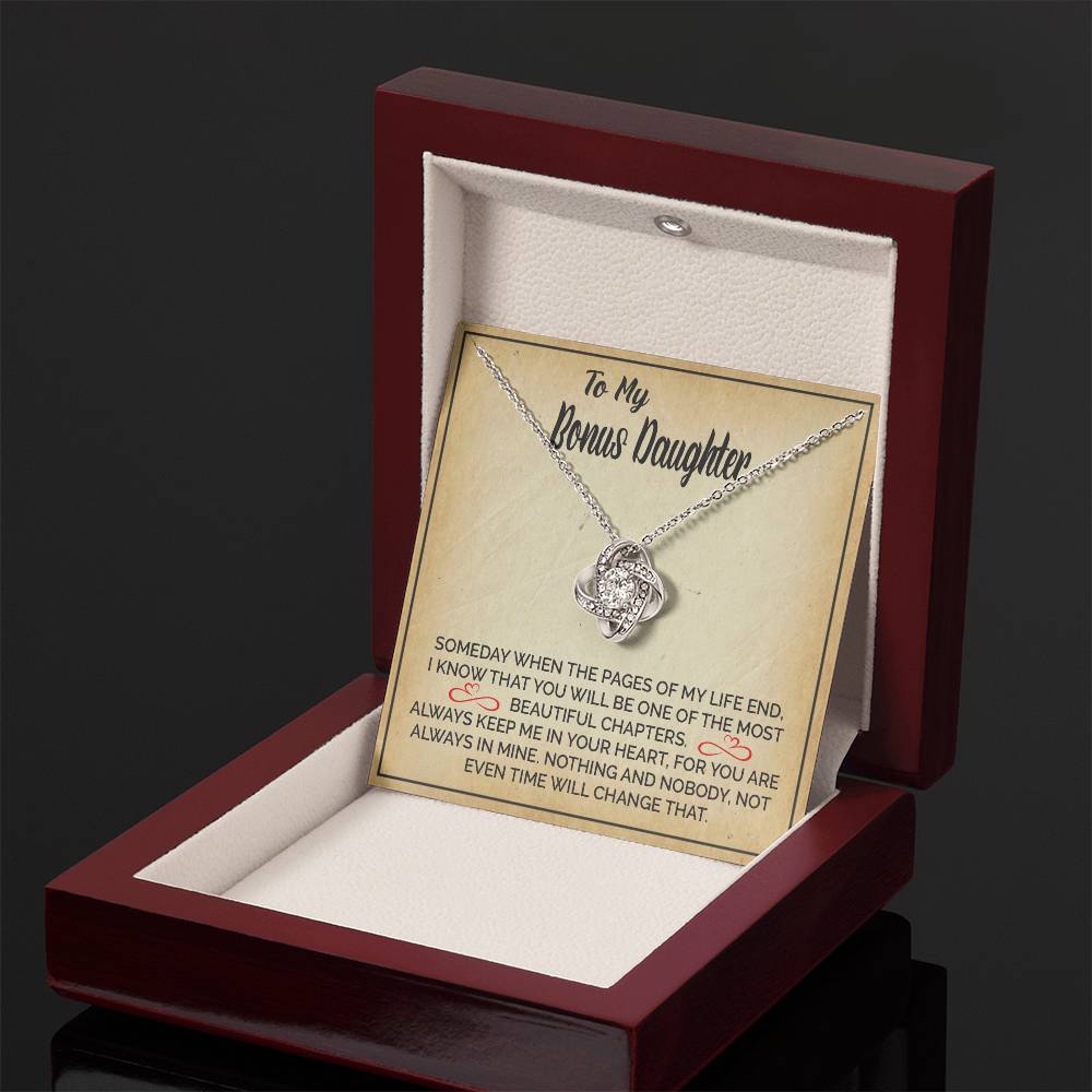 (Almost Gone) Bonus Daughter - Beautiful Chapters -Empowering Necklace with Meaningful Message