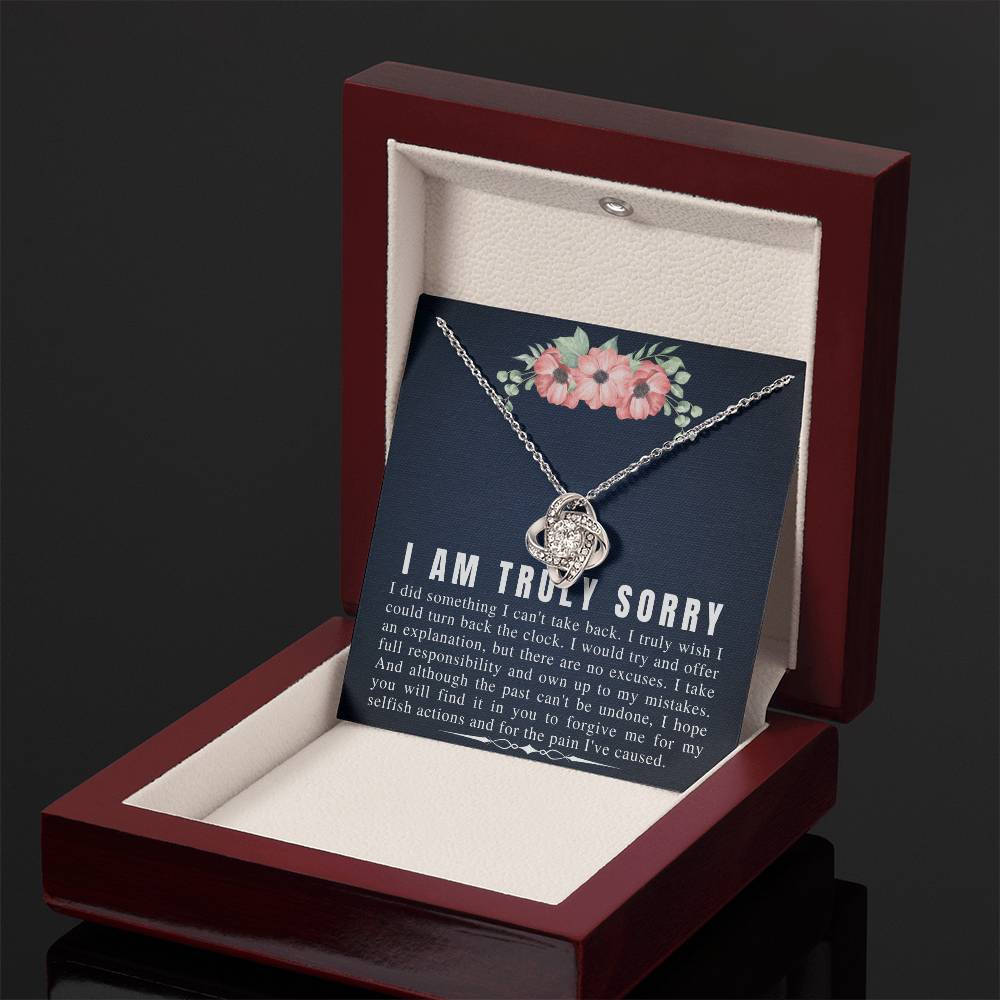 I'm Sorry Gift Apology Gift Necklace for Her, Please Forgive Me Gift Wife, Girlfriend, Friend, Forgiveness, Forgive Necklace