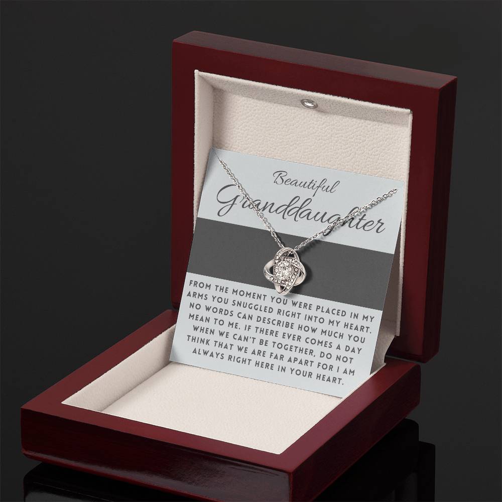 (Almost Gone) Cute Granddaughter Necklace - Gift from Grandma with Love