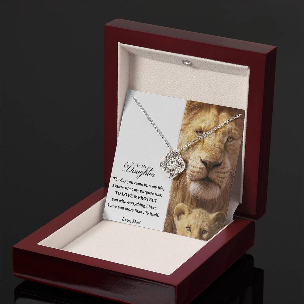 Necklace to Daughter – I love you more than life itself - Graduation Day