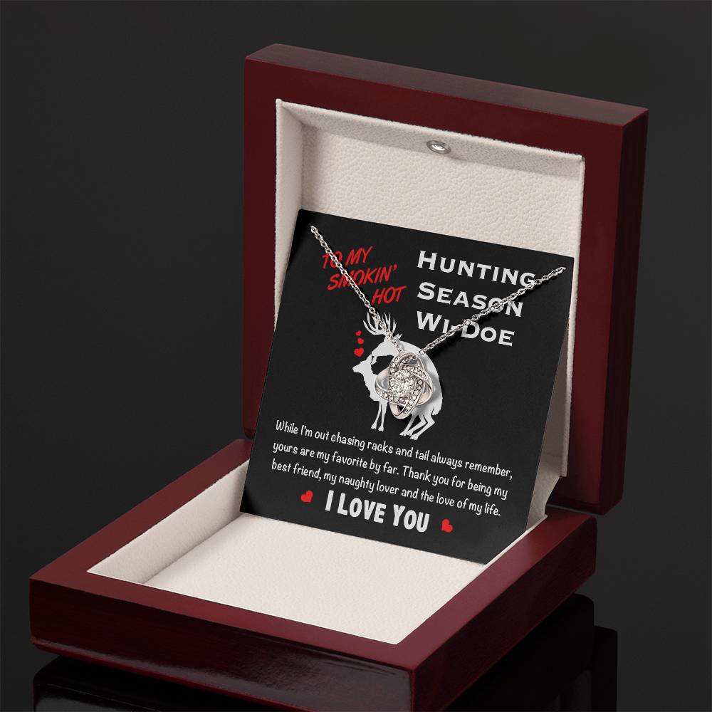 Smokin' Hot Hunting Season Wi-Doe Forever Love Necklace