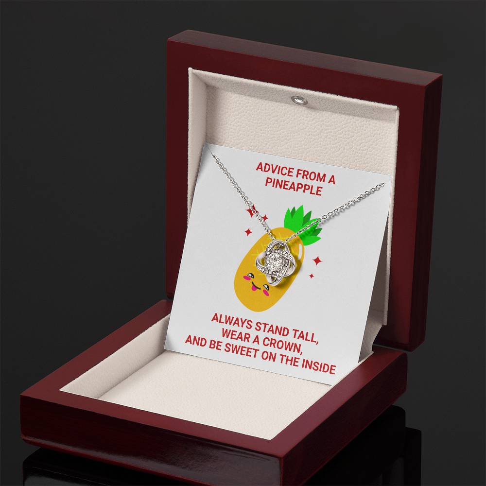 Advice From a Pineapple Sparkling Necklace