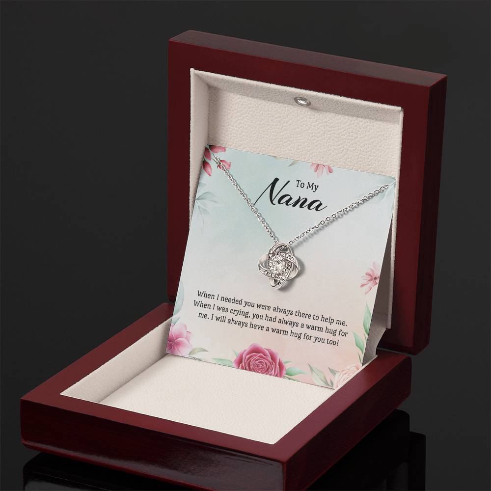 Love Knot Necklace For Nana - A Hug in Every Moment on New Year