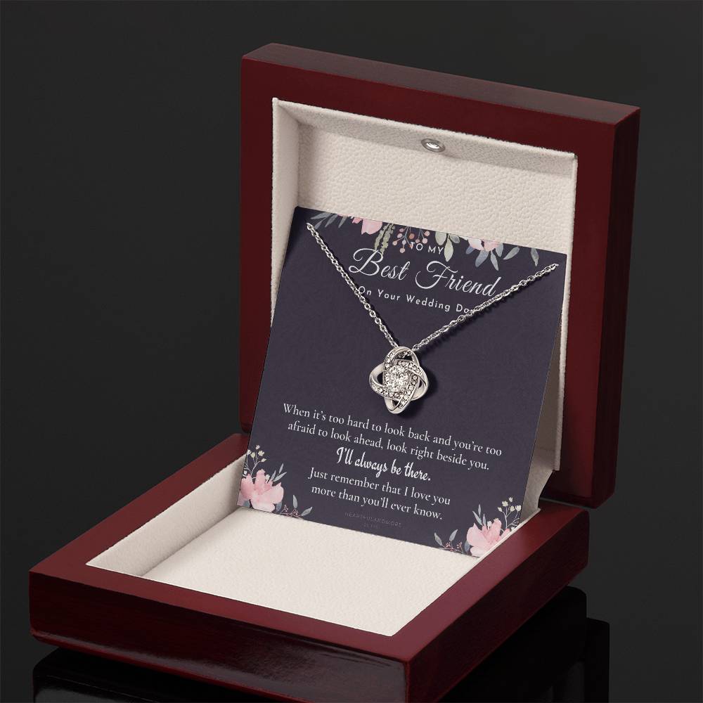 Best Friend Gift on Her Wedding Day, Best Friend to Bride Necklace, Best Friend Gift to Bride, Bride Gift From Maid of Honor, to My Best Friend