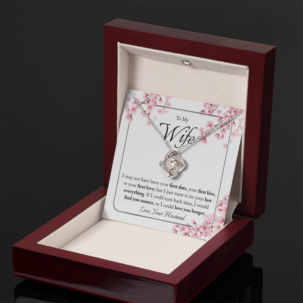 "Last Everything" | Love Knot Necklace | Gift for Wife