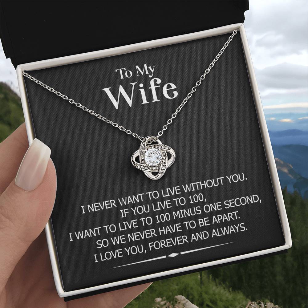 (Almost Gone!) to My Wife - Necklace - Never To Be Apart