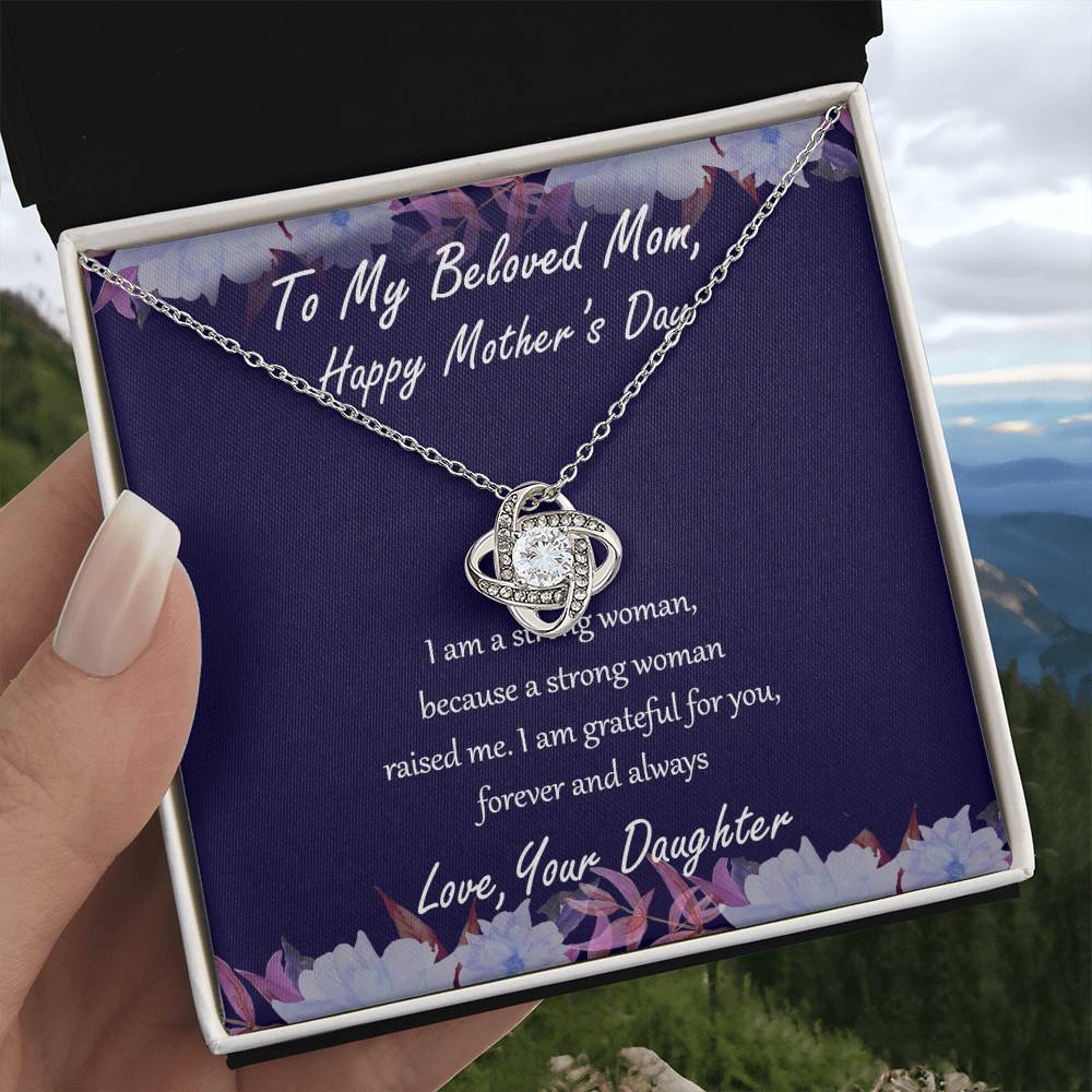 "Strong, Forever and Always" - Mother's Day Necklace - To My Strong Mom – Happy Mother’s Day