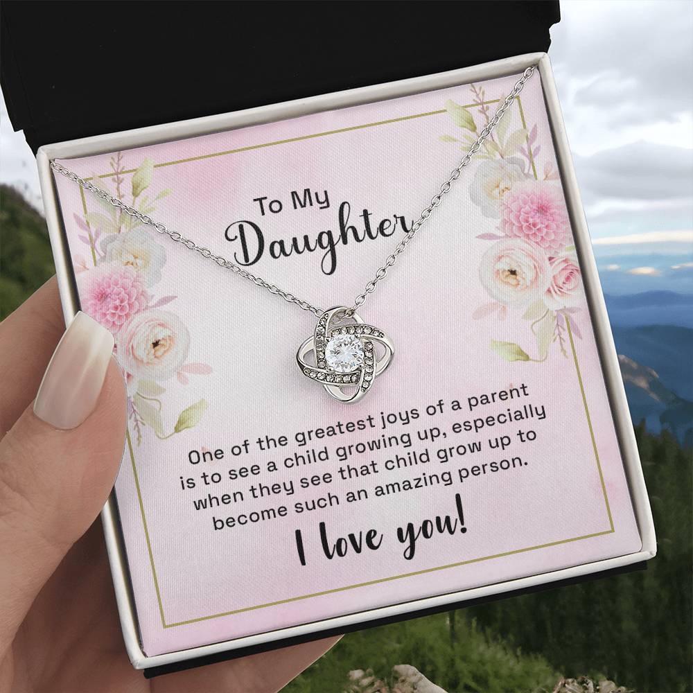To My Daughter Necklace - Gift For Her