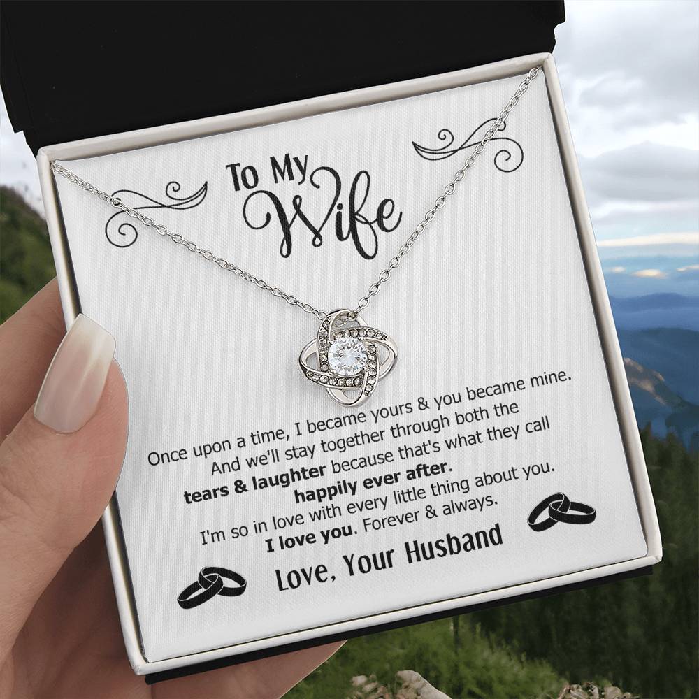 (Almost Gone!) to My Wife - Necklace - Happily Ever After
