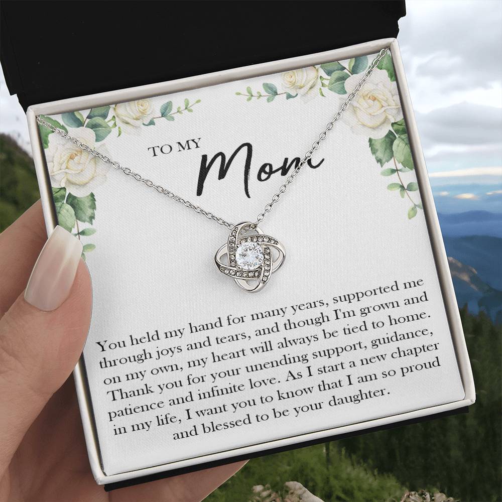 Mother of the Bride Gift From Daughter, to My Mom Necklace, Mother Daughter Necklace, Mom Birthday Gift