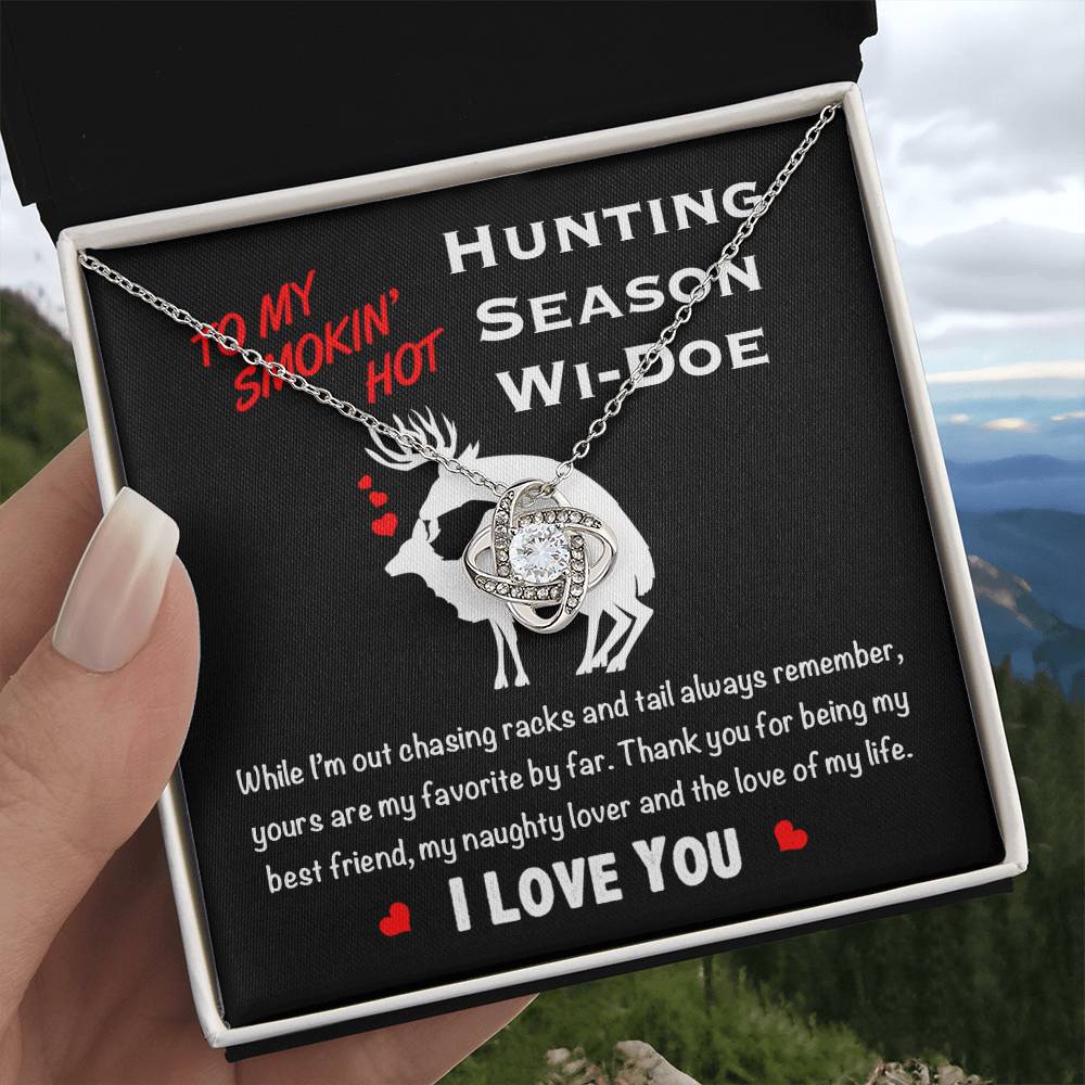 Smokin' Hot Hunting Season Wi-Doe Forever Love Necklace