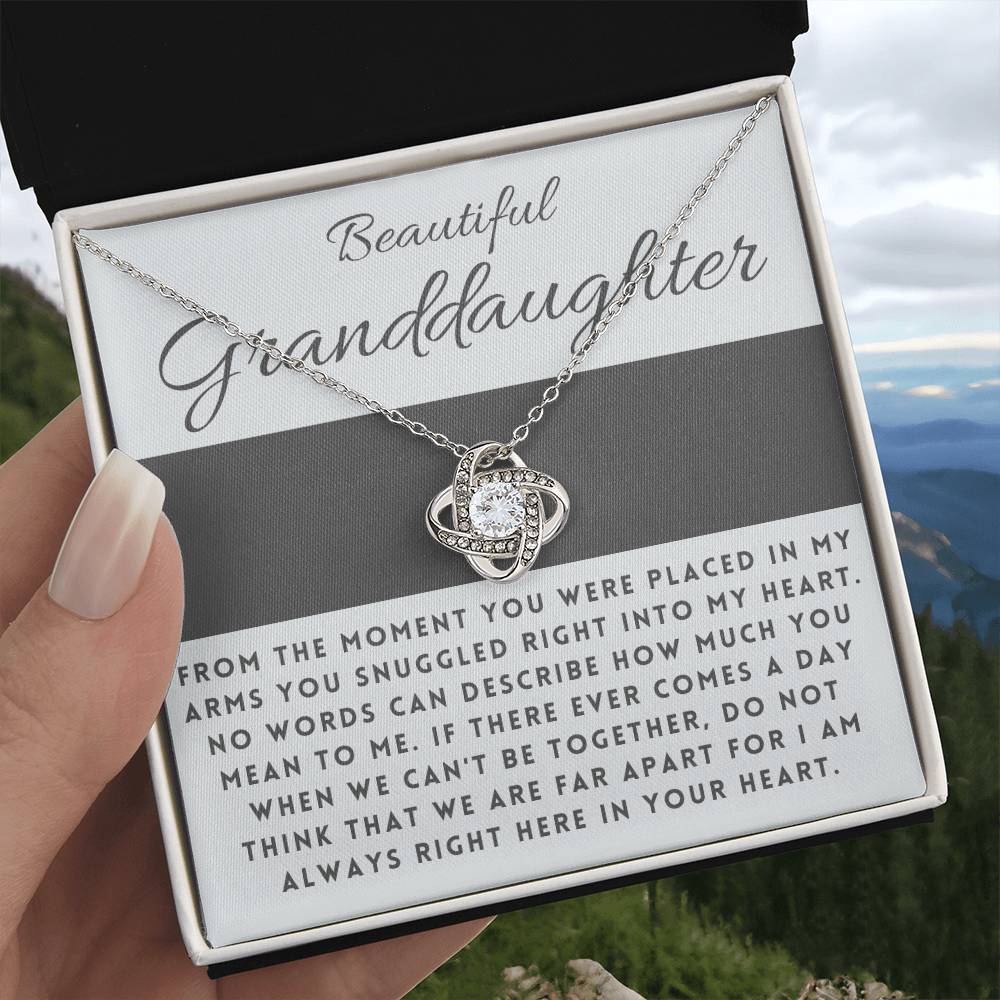 (Almost Gone) Cute Granddaughter Necklace - Gift from Grandma with Love