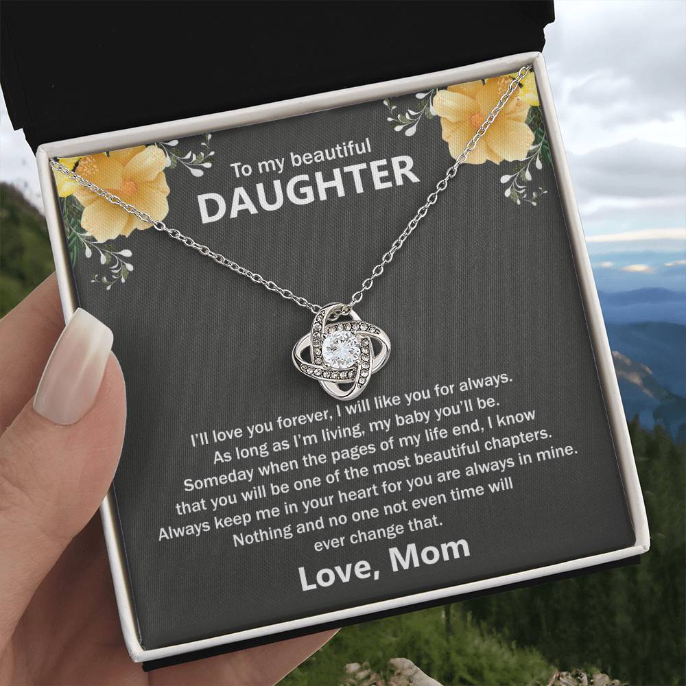 [Almost Gone] Love Knot Necklace - to Beautiful Daughter💖