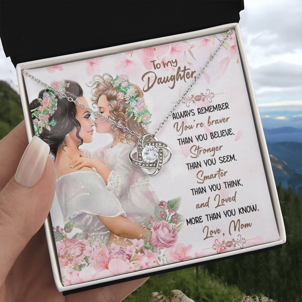 To My Daughter Necklace – Forever my pride and joy - Christmas