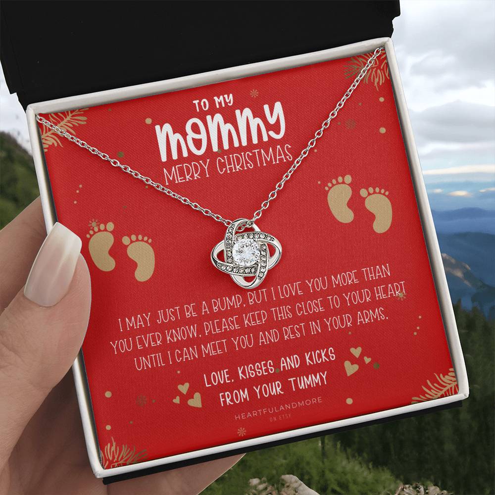 New Mom Christmas, Pregnant Wife Christmas Gift, Christmas Gift for Pregnant Wife, Jewelry for Pregnant Wife, Expecting Wife Christmas