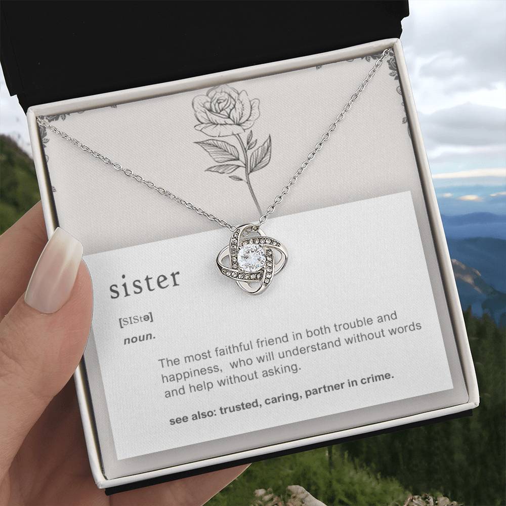 Perfect & Most Unique Gift for Sister - 925 Sterling Silver Pendant