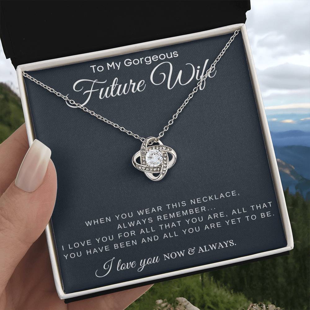 (Almost Gone!) for All That You Are - Future Wife Heart Necklace - Gift For Her