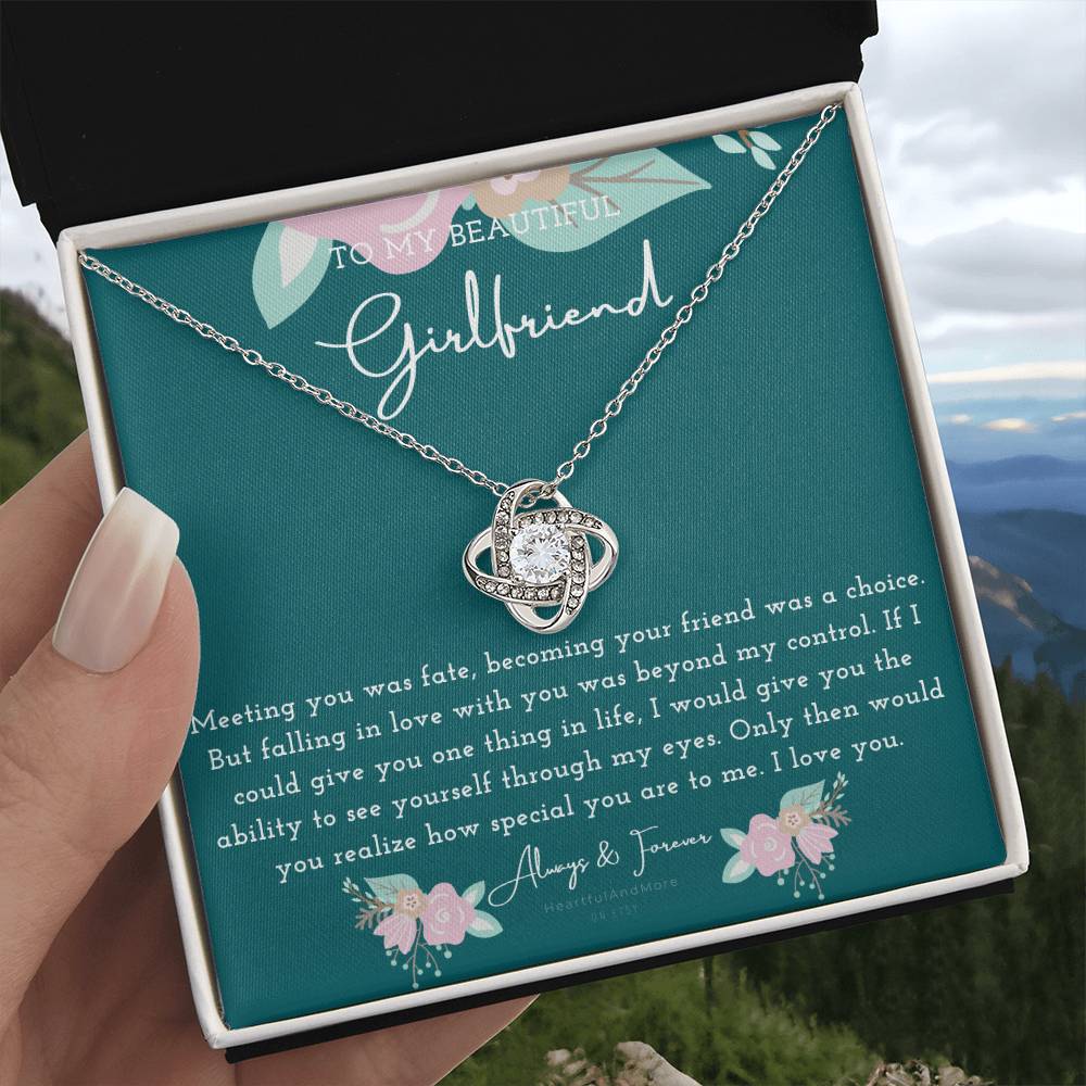 To My Girlfriend Necklace, Necklace for Girlfriend, Birthday Gift for Girlfriend, Valentine Gift for Girlfriend, Girlfriend Gifts