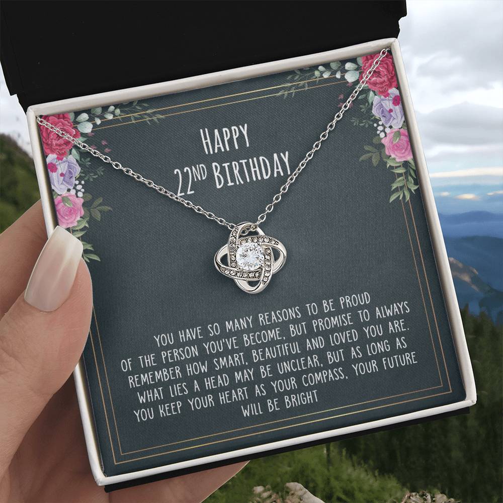 Happy 22 Birthday - Necklace to Dear Friend – So proud of the person you’ve become