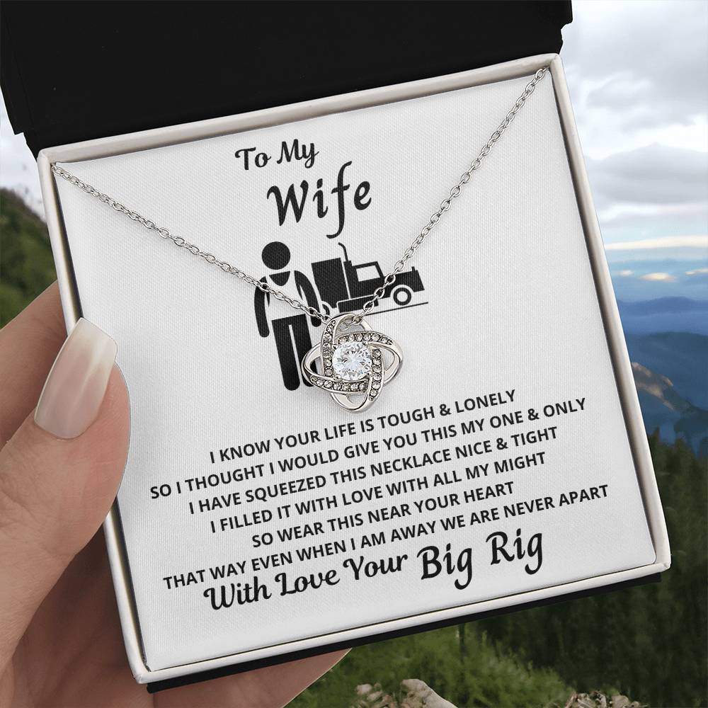 To My Wife From Your Big Rig -Even Miles Apart, My Heart is With You on Christmas