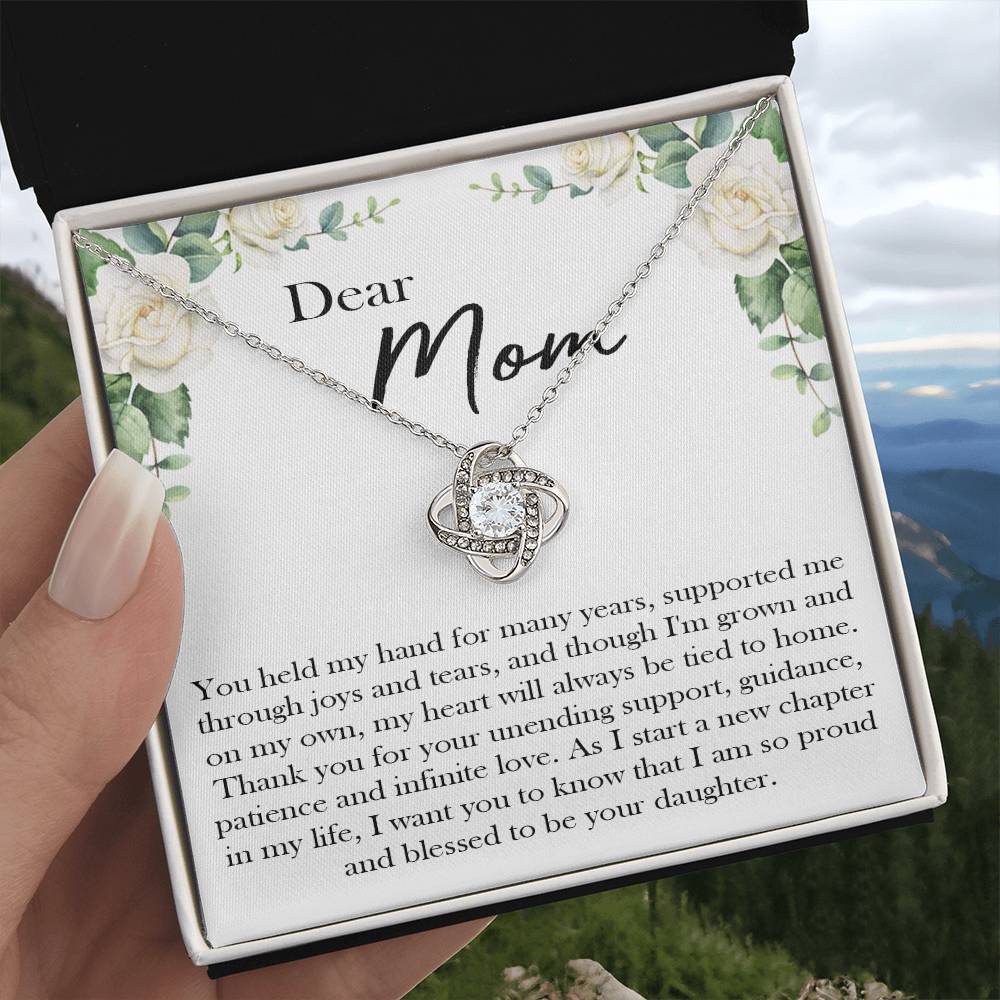 Mother of the Bride Gift From Daughter, to My Mom Necklace, Mother Daughter Necklace, Mom Birthday Gift