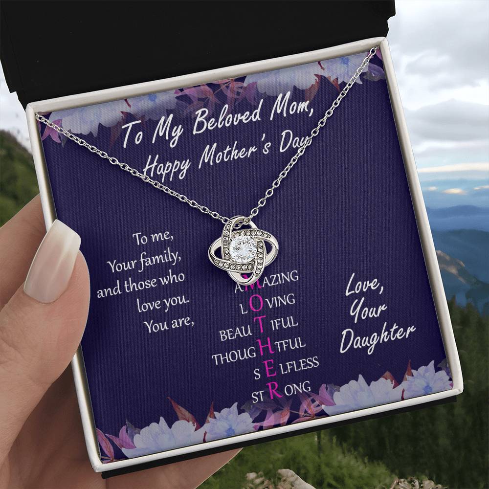 "Mother" Mother's Day Necklace -  To Love For Mom
