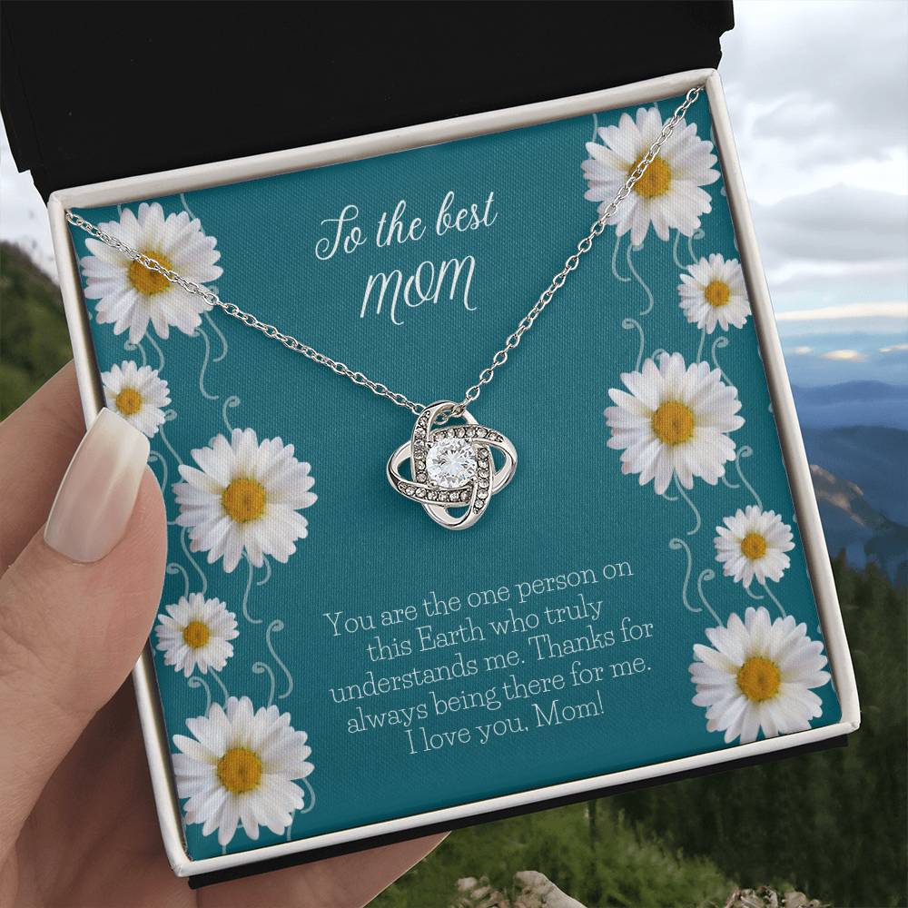 "Daisies" Love Knot Necklace for Mothers' Day - Gift For Mother A Special Thing