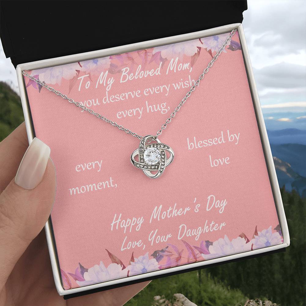 "Every Moment" - Personalised Mother's Day Bangle -  To Beloved My Mom
