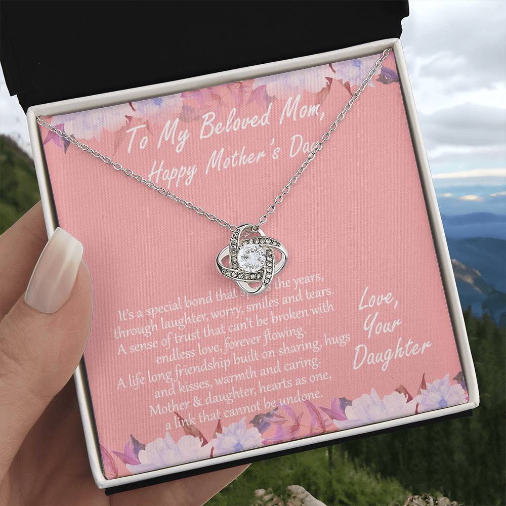 "Special Bond" - Mother's Day Necklace -  To My Loving Mom – Happy Mother’s Day