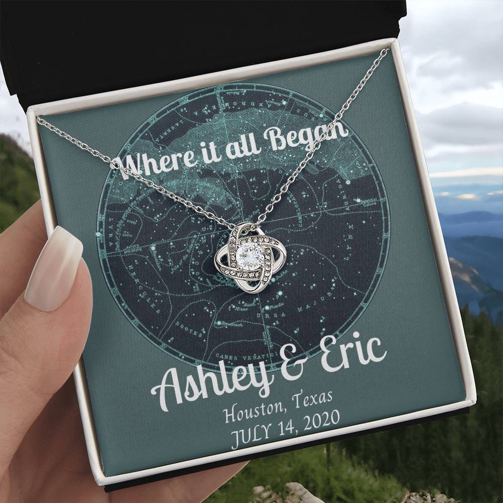 Stars Anniversary Gift – Our journey started here and will last forever - Wedding Day