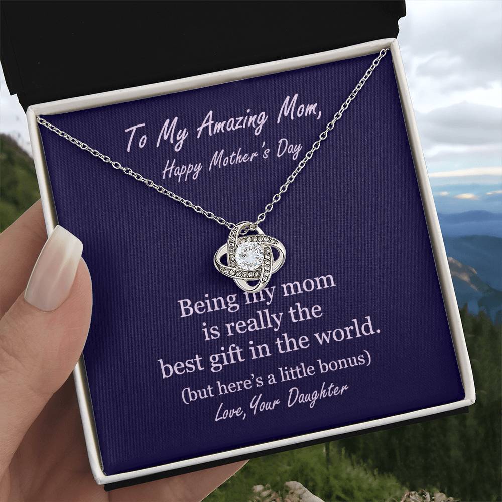 "The Best Gift in the World" Mother's Day Necklace -  Is The Best Gift In The World