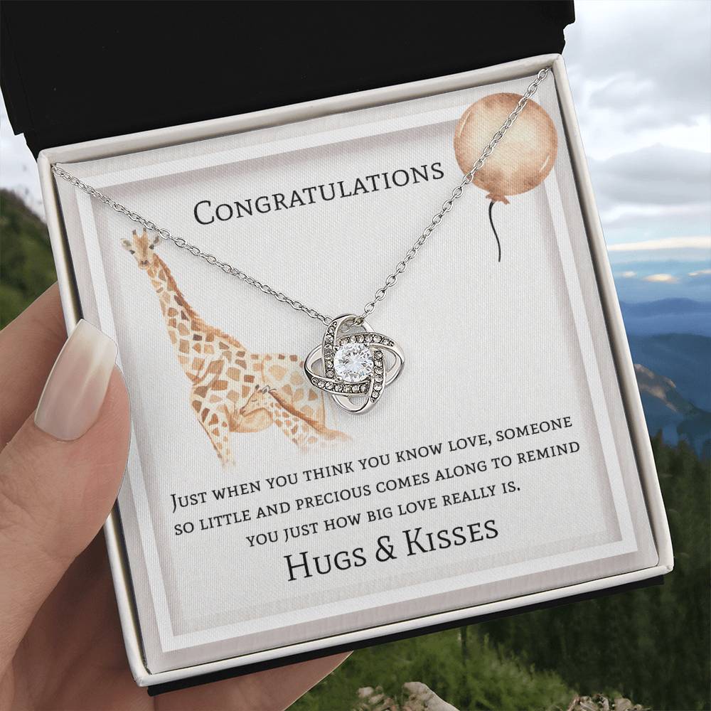 Baby Shower Gift Fro Expecting Mom...love Knot Just When You Know