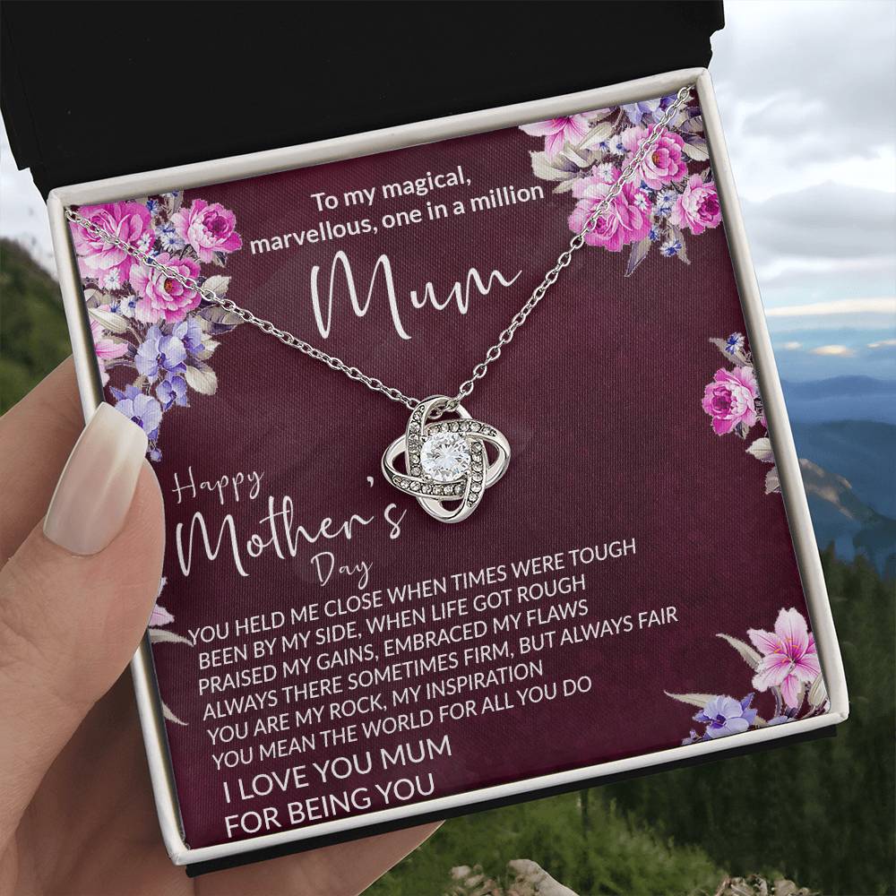 (Almost Gone) "Special Bond" Love Knot Necklace - Birthday or Mother’s Day Jewelry Gift