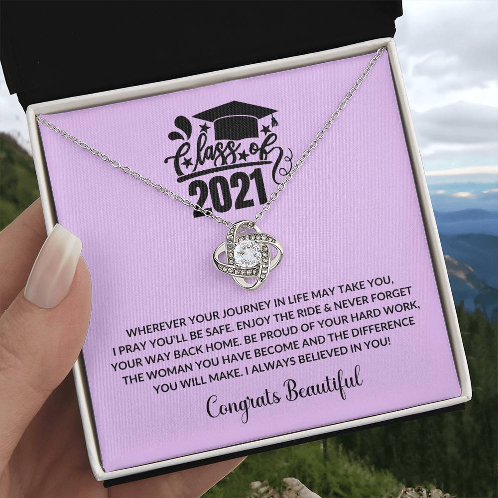 (Almost Gone) Class of 2021 - Graduation Necklace - Congrats Graduate Necklace Gift
