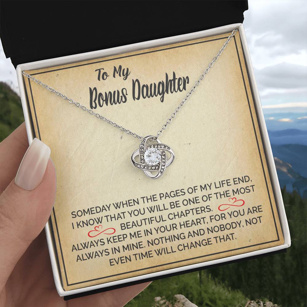 (Almost Gone) Bonus Daughter - Beautiful Chapters -Empowering Necklace with Meaningful Message